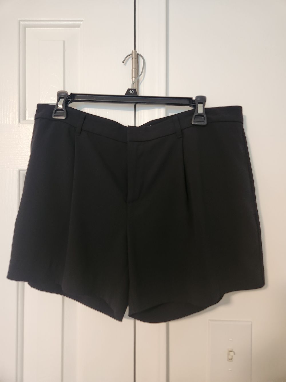 Banana Republic Black Tailored Bermuda Shorts